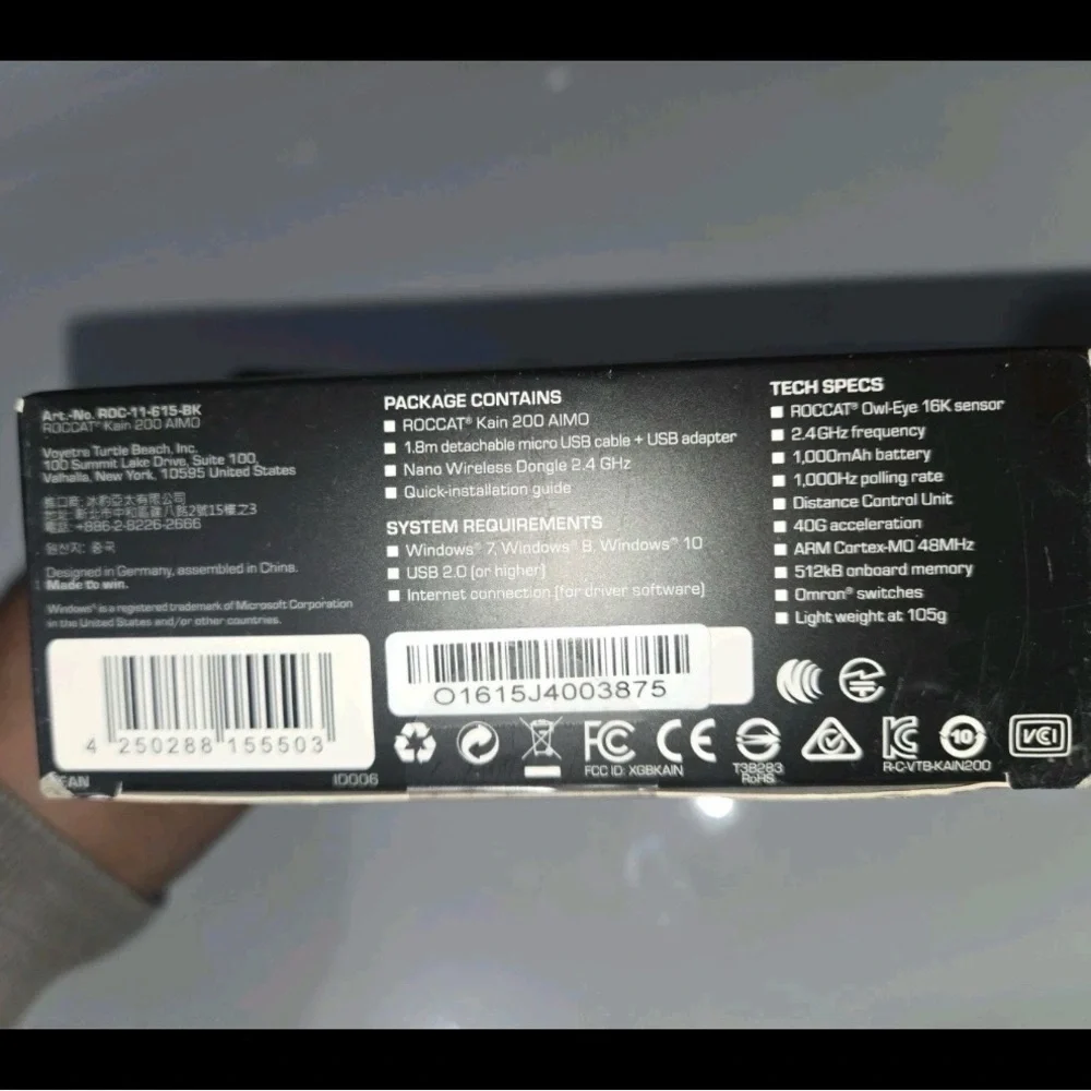 Kain 200 AIMO Wireless Mouse - Black